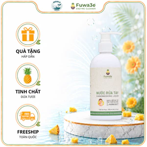 Nước rửa tay hữu cơ mùi tinh dầu quýt từ chế phẩm Enzyme sinh học 300ml