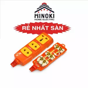 Combo 2/3/5 Cái Ổ Cắm Điện Đa Năng HINOKI Cắm Trực Tiếp 3 Ổ Chịu Tải 6000W Chống Cháy An Toàn Tiết Kiệm