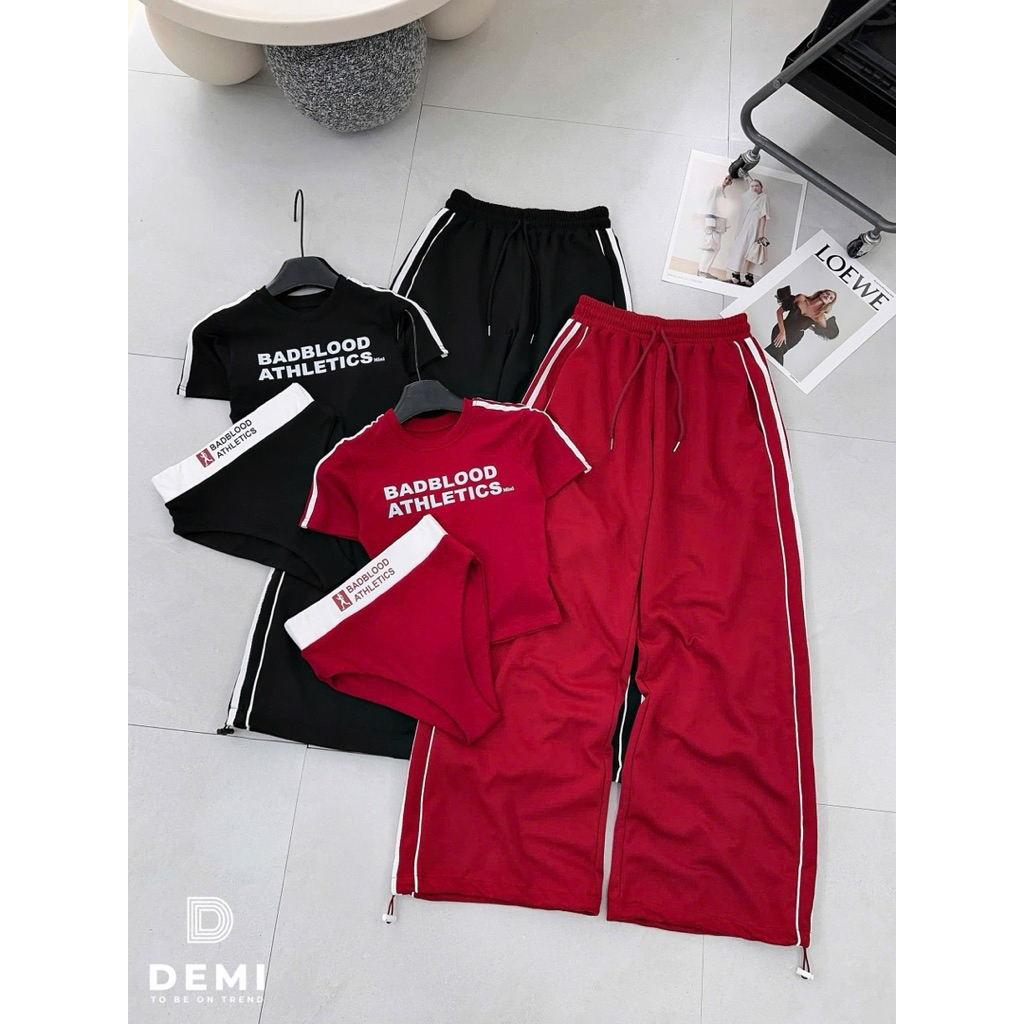 Set BADBLOOD 3 món mix sọc lé cá tính, tone màu nổi bật chất liệu sịn mịn 🔥