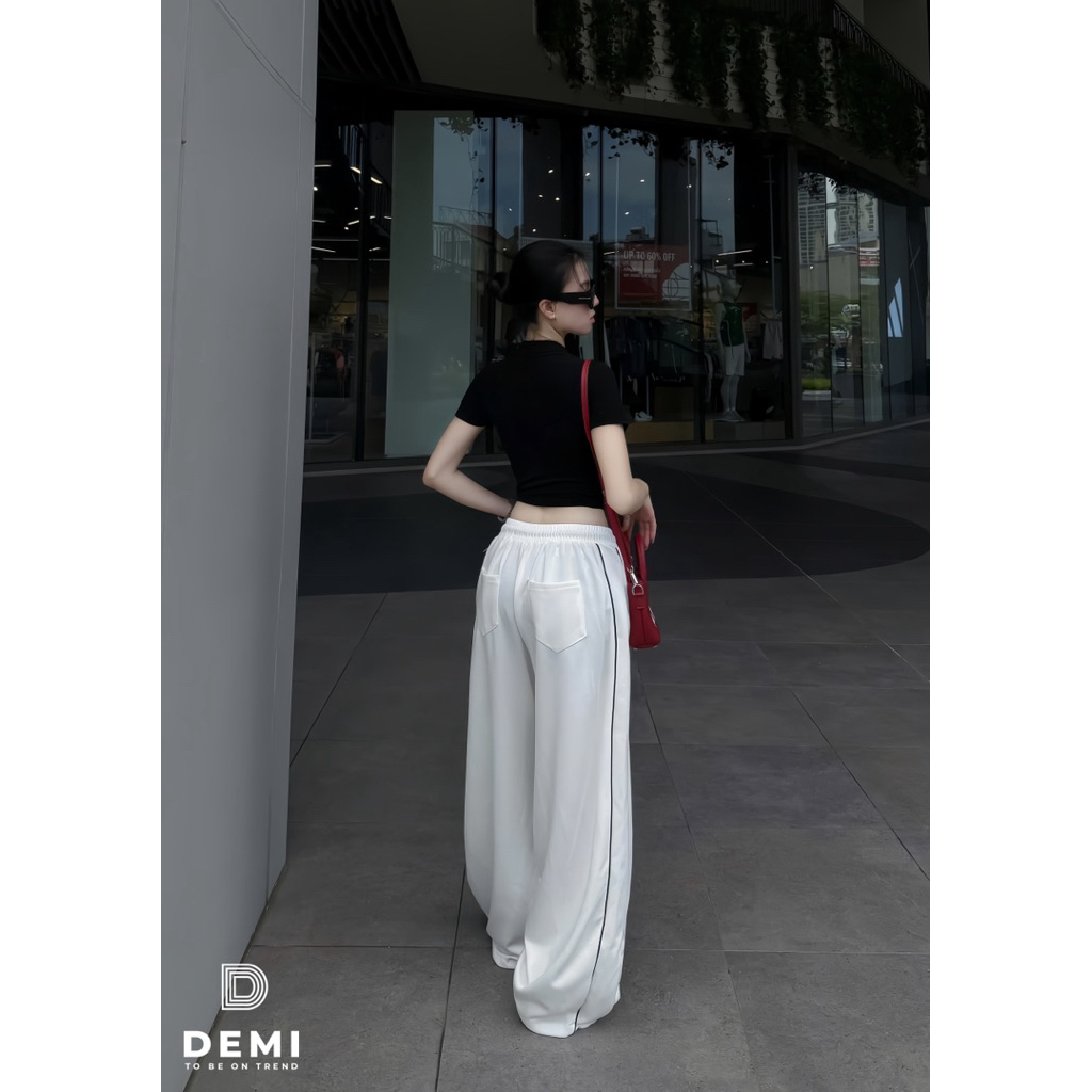 Set lé THIS áo dáng ngắn quần mix lé cá tính phom basic tone màu nổi bật chất liệu sịn mịn 🔥