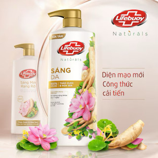 Sữa tắm Lifebuoy Sáng Da Thảo Dược & Hoa Sen 800g