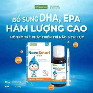 Tinh chất bổ sung DHA, EPA NovoSmart drop phát triển não bộ, mắt sáng tinh anh cho bé