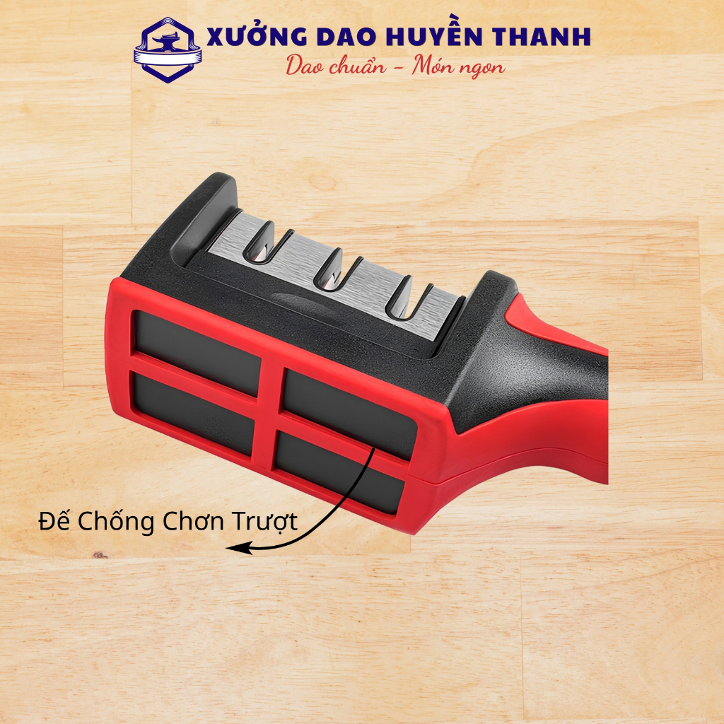 Dụng Cụ Mài Dao 3 Rãnh Đa Năng- Mài Dao Sắc Bén, Dễ Sử Dụng Cho Mọi Loại Dao 3 Rãnh 3 Cấp Độ