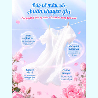 Combo Nước Giặt Xả Cao Cấp CleanZ (Mua 1 tặng 1) – Ngát Hương Nửa Tháng, Sạch Sâu & An Toàn Cho Bé | GigaMax Home