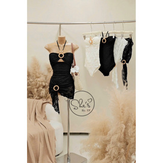 Set Bikini 1 Mảnh Ren Móc Gỗ Mix Choàng Buộc Ngắn Chuẩn She’s