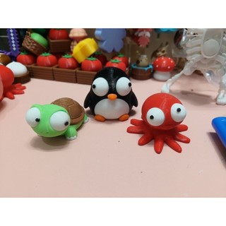 Mô Hình Những Con Thú Mắt có thể xoay 360° Siêu cute, Ngộ nghĩnh-deco góc nhỏ, bể cá, làm quà tặng