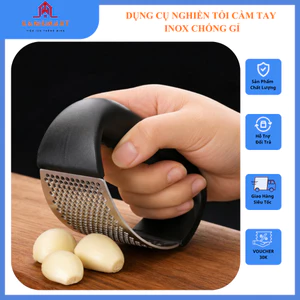 Dụng Cụ Nghiền Tỏi Ép Tỏi Bằng Inox Cầm Tay Chống Gỉ Bền Đẹp Tiện Dụng Nhà Bếp