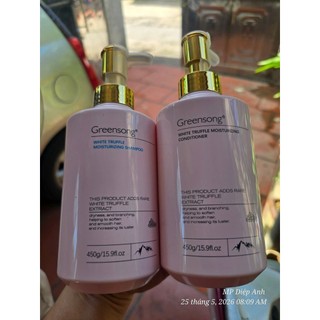 Greensong (Chính Hãng) Cặp Dầu Gội Xả 450ml Phục Hồi Hư Tổn Ngăn Tóc Gãy Rụng
