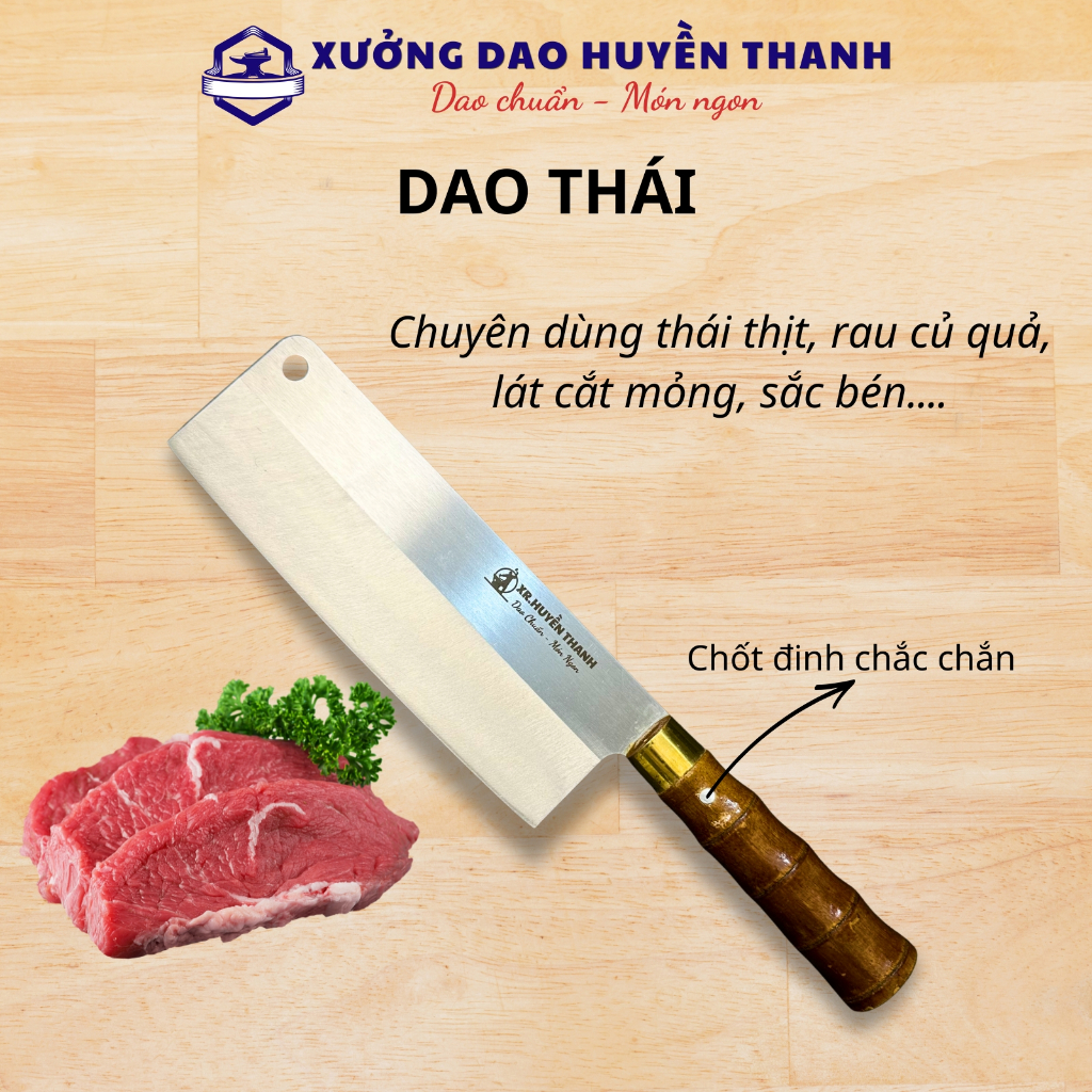 (MUA 4 TẶNG 2) Bộ Dao Nhà Bếp Chuyên Dụng, Thép Nhật 420HC Cao Cấp Kháng Han Rỉ Được Rèn Thủ Công Tặng Mài Dao Kéo.