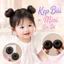 SET 2 TÓC GIẢ KẸP BÚI MINI CHO BÉ SIÊU DÀY SIÊU ĐÁNG YÊU TẶNG CHỎM TÓC CÂY DỪA