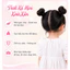 SET 2 TÓC GIẢ KẸP BÚI MINI CHO BÉ SIÊU DÀY SIÊU ĐÁNG YÊU TẶNG CHỎM TÓC CÂY DỪA