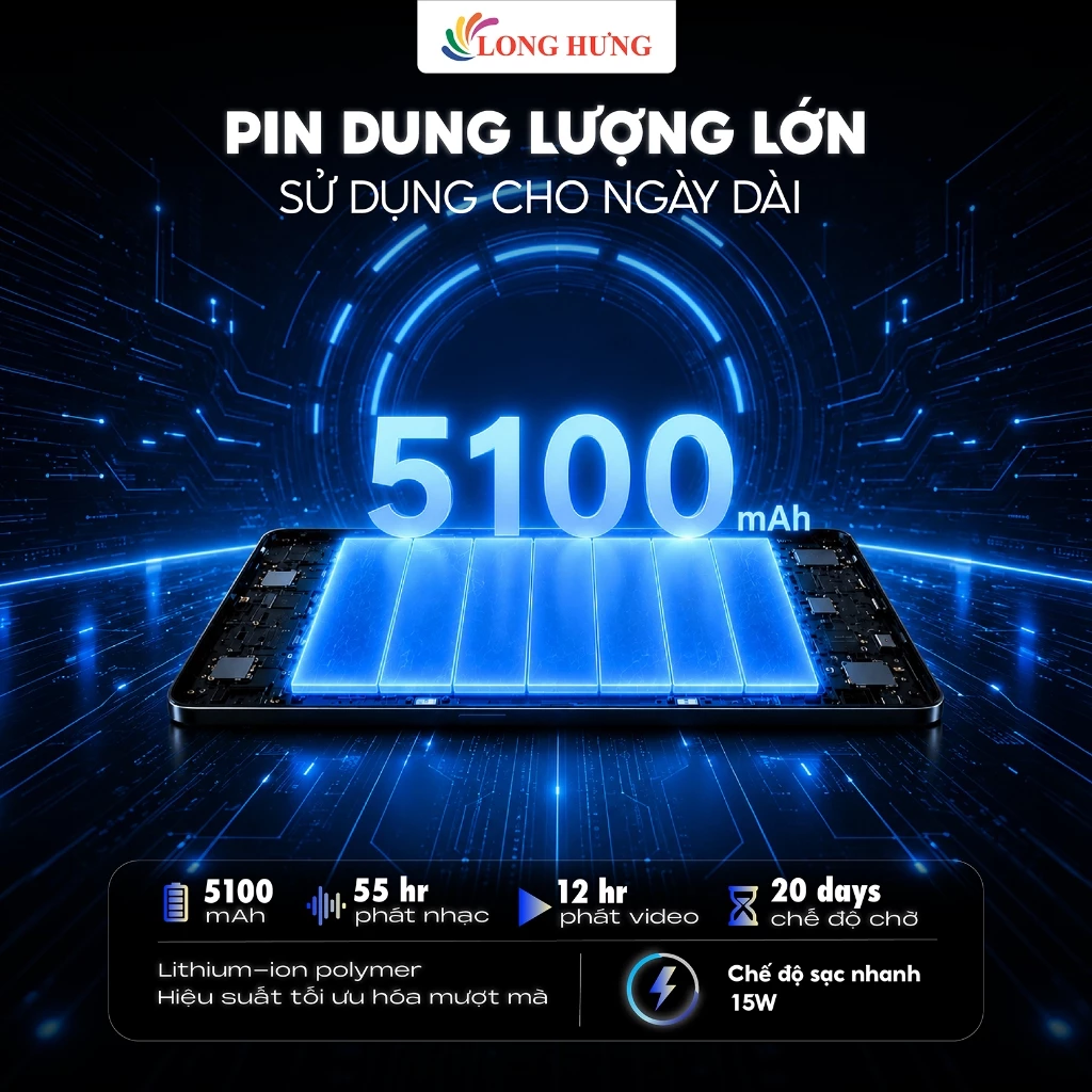 Máy tính bảng Samsung Galaxy Tab A11 Wifi (4GB/64GB) - Hàng chính hãng