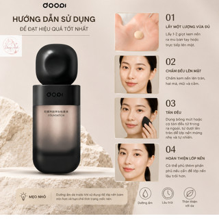 Kem Nền DOPI Foundation Hạt Phấn Siêu Mịn Che Khuyết Điểm Nâng Tông Da Bền Màu Cả Ngày