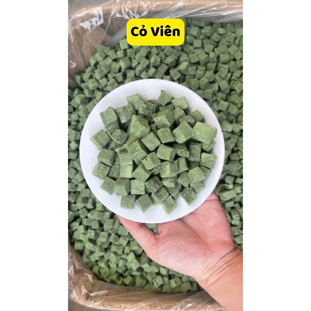 Viên Gà & Cỏ Mèo Sấy Khô Cao Cấp Cho Chó & Mèo