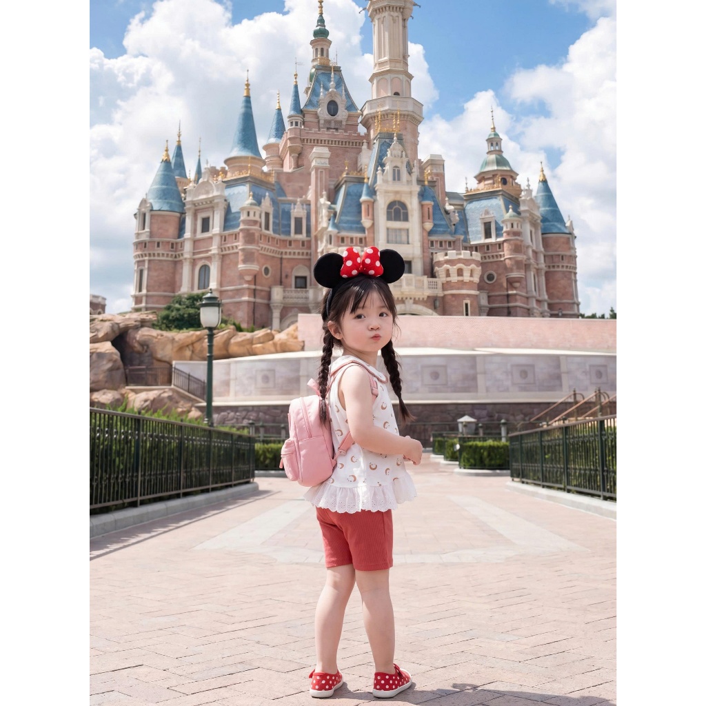 Set bộ cộc tay bé gái cổ lá Miniumbaby mix nơ viền áo ren điệu đà, chất vải cotton mềm mát SB2737