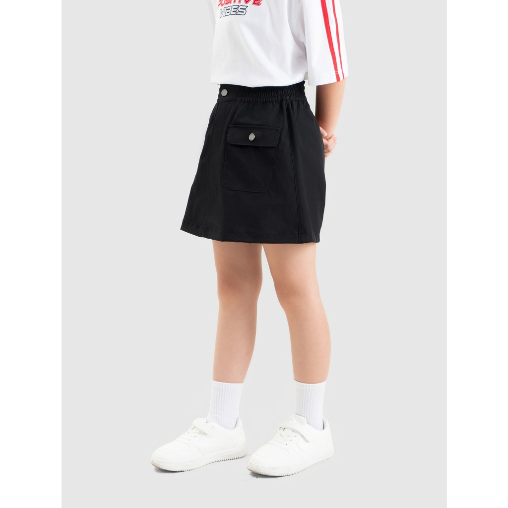 Quần short giả váy bé gái CANIFA cạp chun co giãn phối túi hộp mặc đi học, đi chơi 1BS26S006