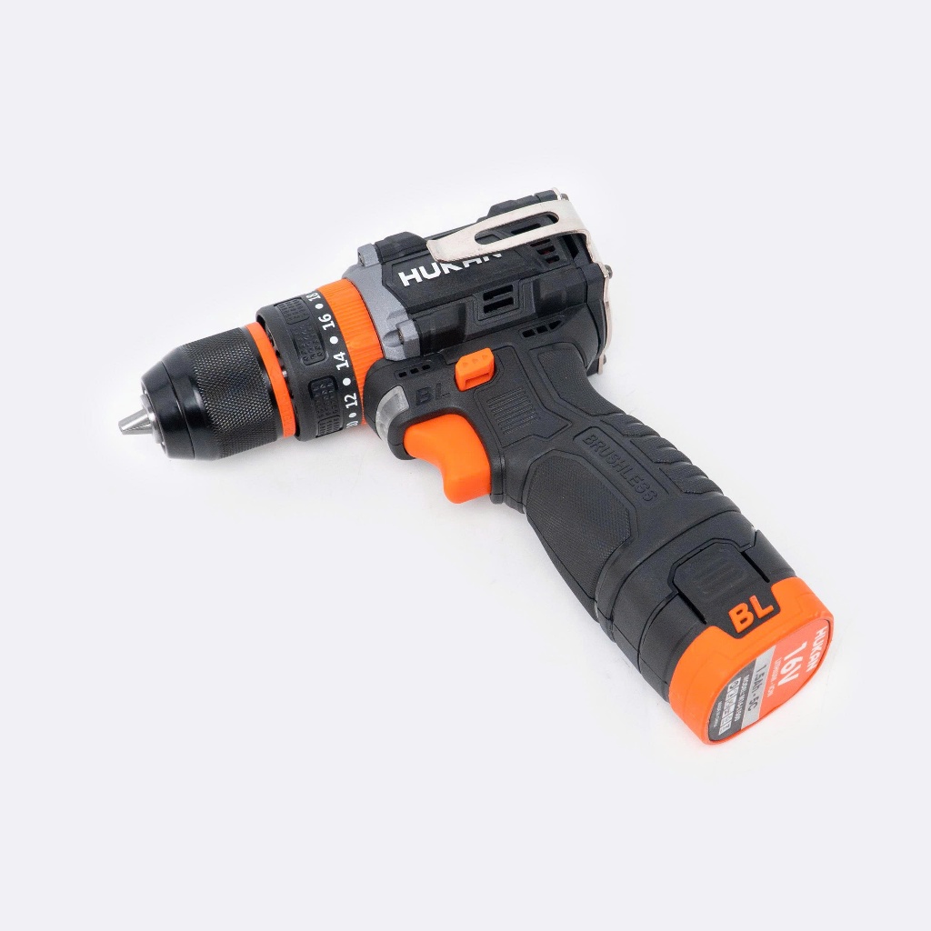 Bộ máy khoan pin HUKAN G1-XC3 45Nm và G1-XC5 50Nm, 3 chức năng, Đầu 10mm autolock - Không chổi than