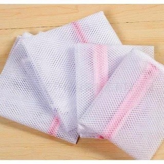 Túi lưới giặt đồ đa năng đựng quần áo đồ lót có khóa kéo trong máy giặt, túi lưới phân loại quần áo khi đi du lịch