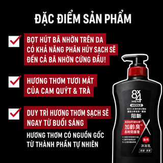 8x4 Men Medicated Body Wash Refill Set for Men (2-Pack)/ Direct from JAPAN