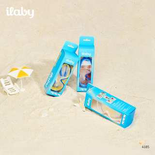 Kính bơi cho bé ILABY HCM kính bơi chống nước, mềm êm chống mờ, dây đeo điều chỉnh kèm nút bịt tai [4185]