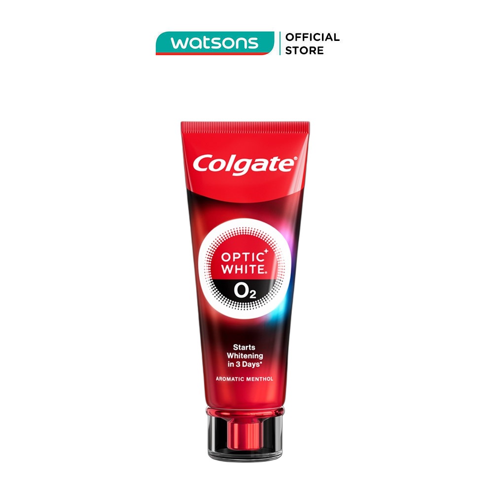 Kem Đánh Răng Colgate Optic White O2 Aromatic Menthol 85g