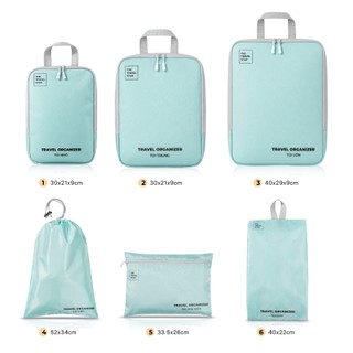[MỚI] Set Túi Phân Loại Hành Lý 4in1 6in1 The Travel Star GoFlex Organizer, Sắp Xếp Hành Lý Gọn Gàng, Du Lịch Tiện Lợi