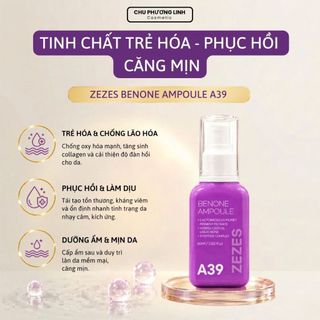 Tinh Chất Keo Ong  ZEZES A39 11 Peptide - Trẻ Hóa, Trắng Da Chống Lão Hóa Hàn Quốc 60ml MP1299