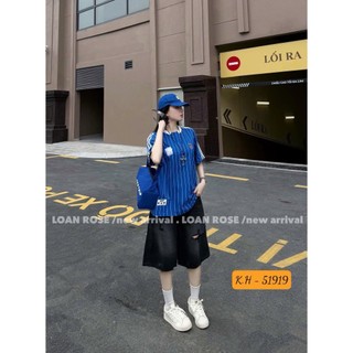 Áo Thun Nữ Màu Xanh Basic Form Rộng QCCC Cao Cấp