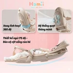 Xe Đẩy Gấp Gọn Cho Bé Vinng Q11 Cao Cấp, Đảo Chiều 3 Tư Thế Nằm, Ngả, Ngồi, Khung Xe Bằng Hợp Kim — ảnh 5
