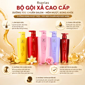 🔥 Dầu Gội Rsarias Kiểm Soát Dầu, Sạch Gàu, Giảm Bết Tóc - Cho Tóc Bồng Bềnh Suốt Ngày 750ml