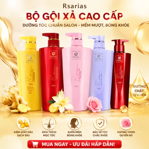 🌹 Dầu Gội Nước Hoa Rsarias - Lưu Hương Dài Lâu, Tóc Mềm Mượt, Óng Ả Tự Nhiên 750ml