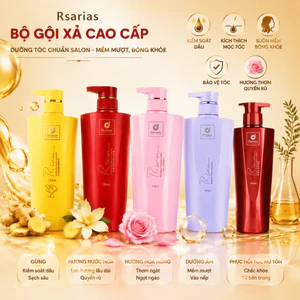 🔥 Nhập khẩu từ Thái Lan Dầu Gội Dưỡng Tóc Rsarias 750ml - Phục Hồi Tóc Hư Tổn, Mềm Mượt Chuẩn Salon, Hương Thơm Lâu