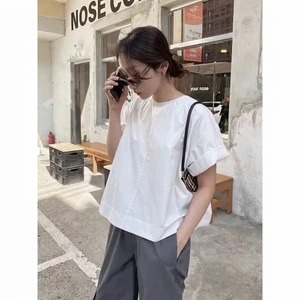 𝗠𝗶𝘂 𝗟𝗶𝗻𝗲𝗻 - Áo Linen cổ tròn basic
