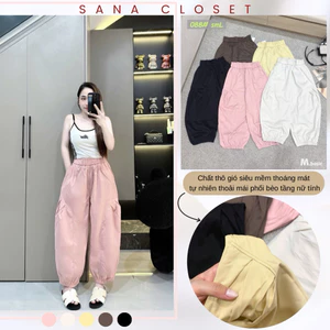 Quần Dài Nữ Dáng Bom Basic NEW 2026, Quần Nữ Q.Zhou Chất Kaki Mỏng Siêu Đẹp Mềm Mịn | SANA CLOSET #088