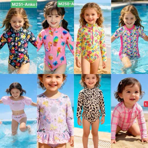 Đồ Bơi Bé Gái Xuất Dư Boi05 3-17kg (3M-5Y), Đồ Tắm Trẻ Em Size Nhí Dễ Thương