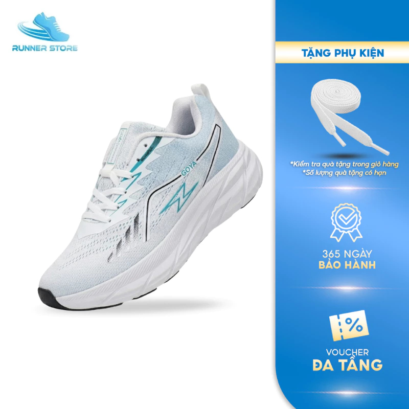 Giày thể thao chạy bộ nam nữ Goya Plus phiên bản mới năm 2026 màu xanh thiên thanh - Siêu nhẹ, năng động — ảnh 1