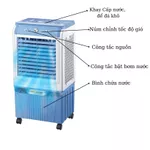 Quạt Điều Hòa Hơi Nước 45L 130W Cao Cấp - Quạt Làm Mát Không Khí, Gió Mạnh, Làm Mát Nhanh, Tiết Kiệm Điện, BH 12 Tháng — ảnh 6