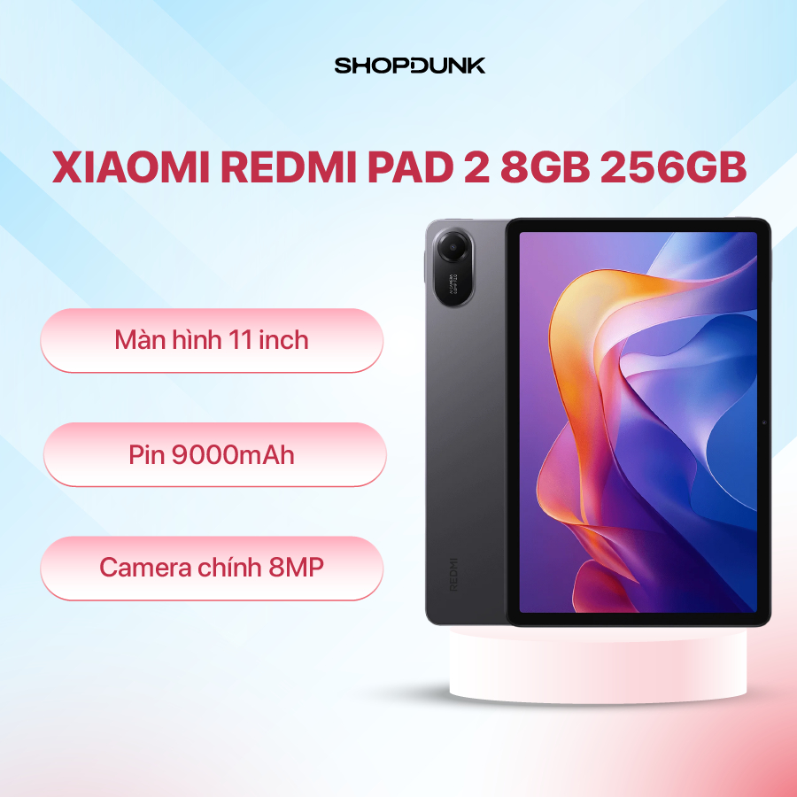 Máy Tính Bảng Xiaomi Redmi Pad 2 | 8GB 256GB | Bảo Hành Chính Hãng 18 Tháng