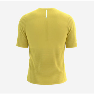 Áo chạy bộ Nam Compressport Pro Racing SS Tshirt - Vàng Lemon