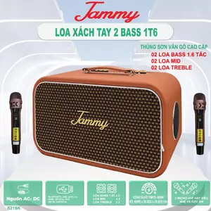 LOA XÁCH TAY JAMMY DA-216 - CÔNG SUẤT 600W, CHUYÊN KARAOKE, NGHE NHẠC.