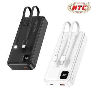 Sạc dự phòng Sendem PK89 20000mAh TypeC PD 20W & USB-A QC 3.0 22.5W, Kèm 2 Cáp sạc ra - Phụ Kiện Nhất Tín