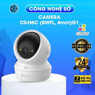 Camera WiFi quay quét EZVIZ CS-H6C (8WFL, 4mm)G1 (Trong nhà) | Màu Ban Đêm, Đàm Thoại| Chống Ngược Sáng| Chính Hãng BH 2