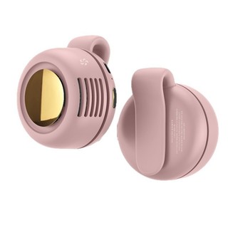 Quạt Cầm Tay, Kẹp Áo Không Cánh Mini - Sạc USB – Quạt Đeo Eo/Đeo Người Siêu Mạnh, Pin Sạc, 3 Cấp Độ Gió
