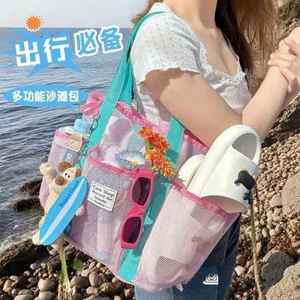 Túi đựng đồ du lịch, picnic dạng lưới tiện lợi