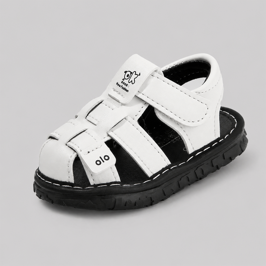 Dép Sandal Bé Trai Tập Đi Kidudids Sandal Đế Mềm Chống Trượt Mũi Kín Bảo Vệ Chân Size 16-20