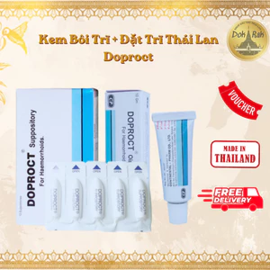 Chính Hãng Kem bôi trĩ + Đặt trĩ Thái Lan Doproct 10g - SHOP DẦU DOKRAK