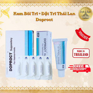 [CÓ CHE TÊN] Chính Hãng Kem bôi trĩ + Đặt trĩ Thái Lan Doproct 10g - SHOP DẦU DOKRAK