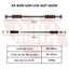 xà đơn thể thao tập luyện tại nhà kích thước cửa 62-82cm cao cấp