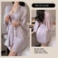 Áo Choàng Lụa Cao Cấp Nhiều Màu Kèm Đai Thắt Eo Sang Chảnh Sexy Gợi Cảm