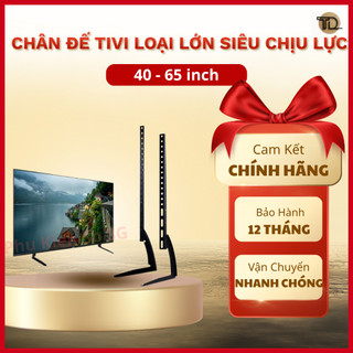 Chân Đế Tivi Đa Năng Từ 32 - 65 Inch - Bộ 2 Chân Tivi Để Bàn Chịu Lực Tốt, Thay Thế Mọi Loại Tivi
